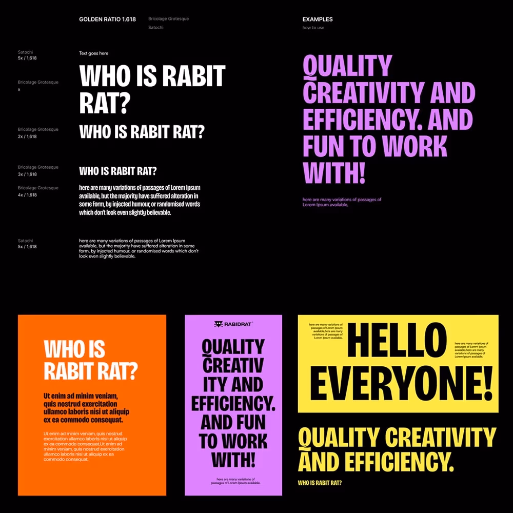 RABIDRAT / Branding&Webdesign