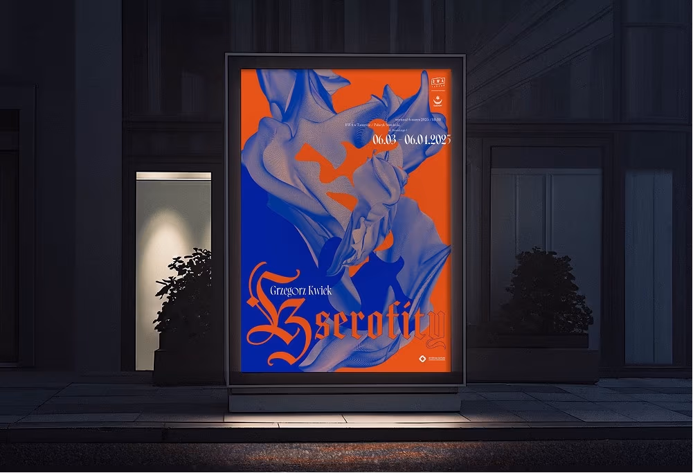 Identyfikacja wystawy “Kserofity” Grzegorza Kwieka w BWA w Tarnowie