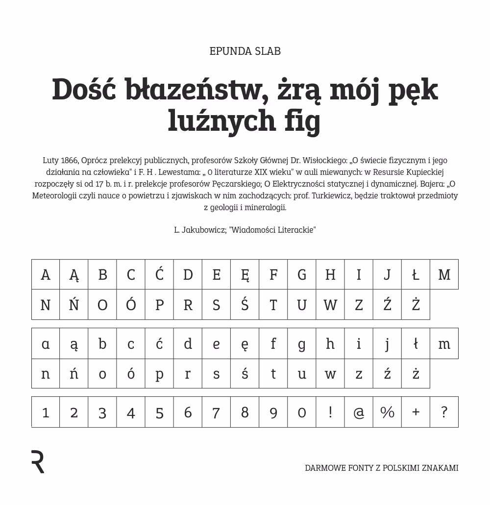 Darmowe fonty z polskimi znakami
