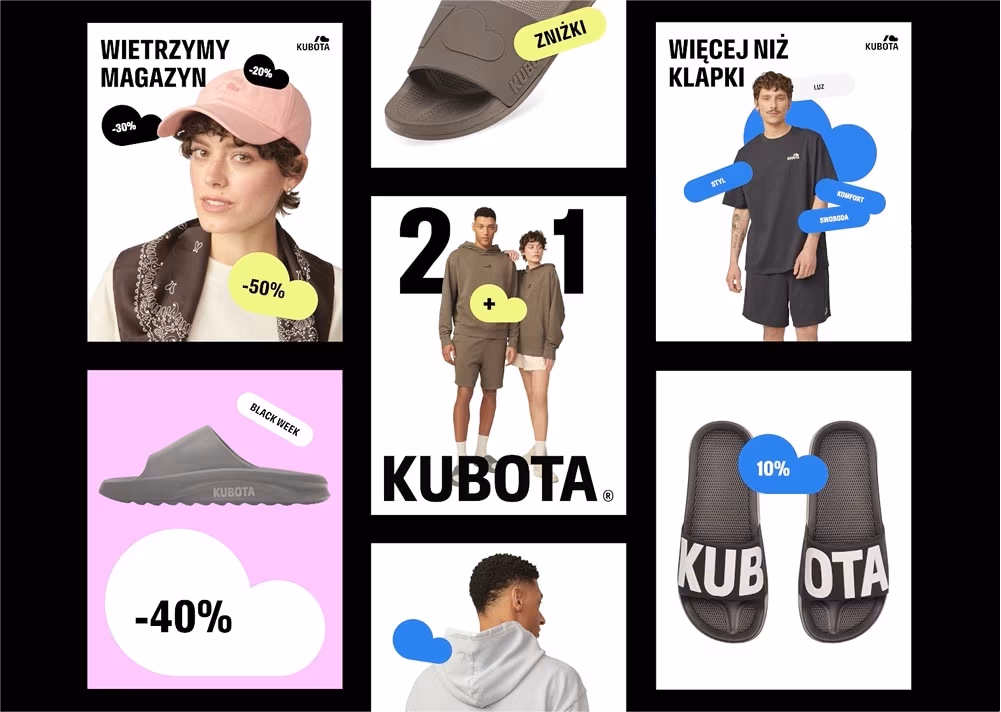 Identyfikacja wizualna Kubota - rebranding 2025, muflon studio