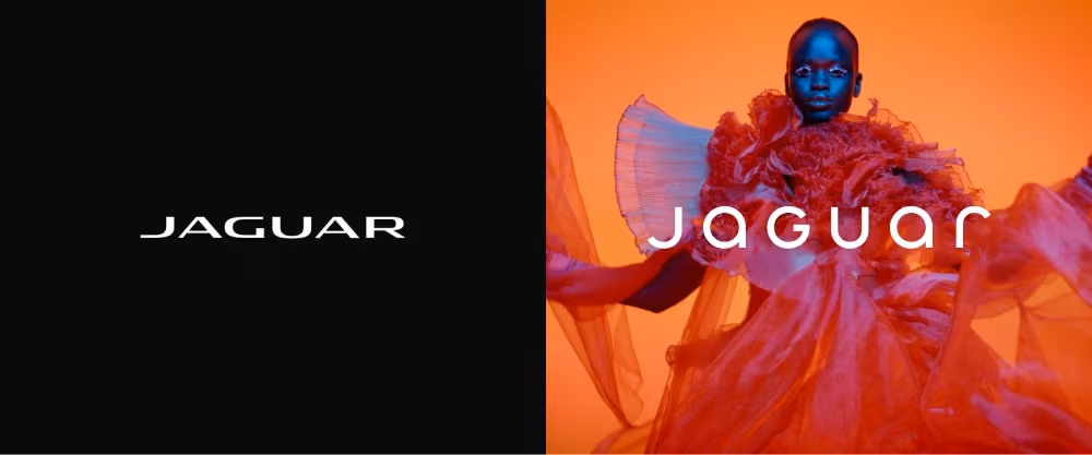 Nowe logo Jaguar - przed i po