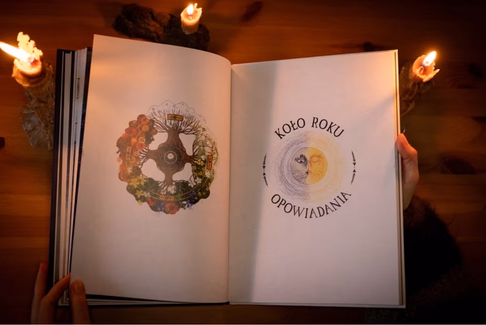 „Słowiańskie Koło Roku” - książka z ilustracjami Natalii Noszczyńskiej