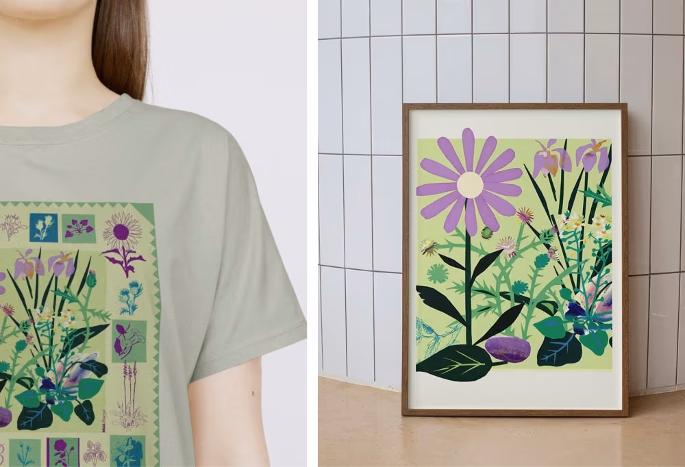 Projekt wzóru dla ogrodu botanicznego autorstwa Bogny Brewczyk