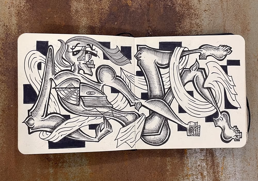 Mural 360 stopni w Stacji Praga