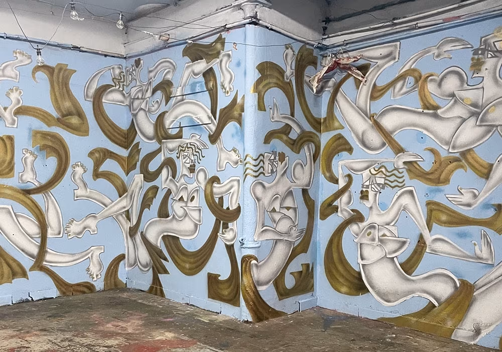 Mural 360 stopni w Stacji Praga