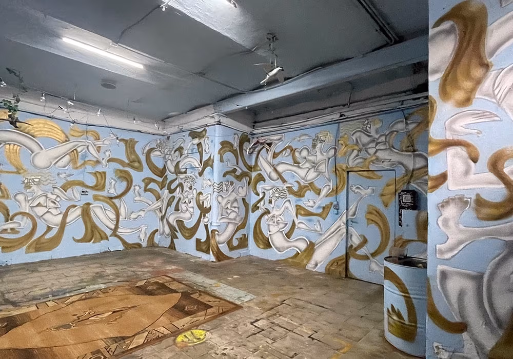 Mural 360 stopni w Stacji Praga