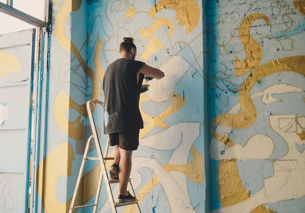 Mural 360 stopni w Stacji Praga
