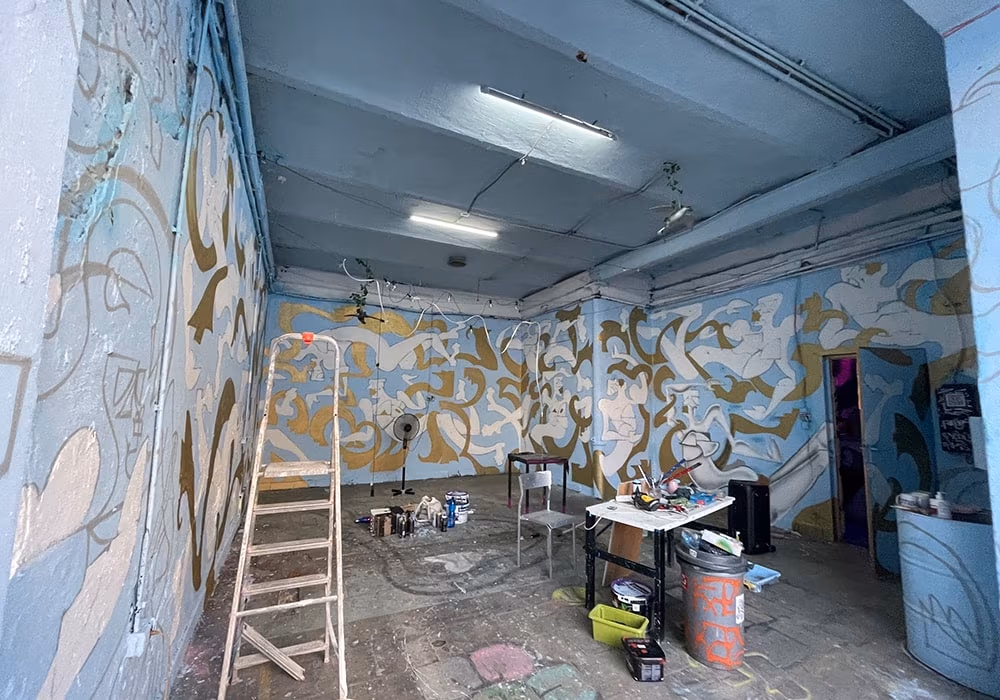 Mural 360 stopni w Stacji Praga
