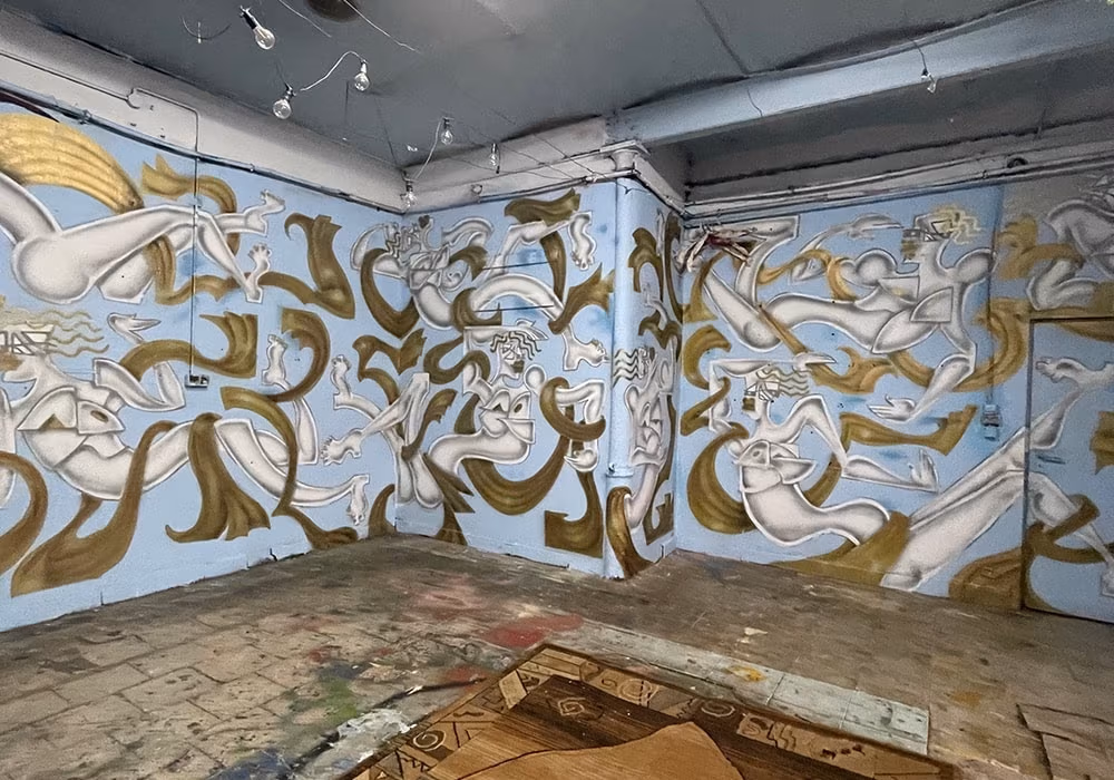 Mural 360 stopni w Stacji Praga
