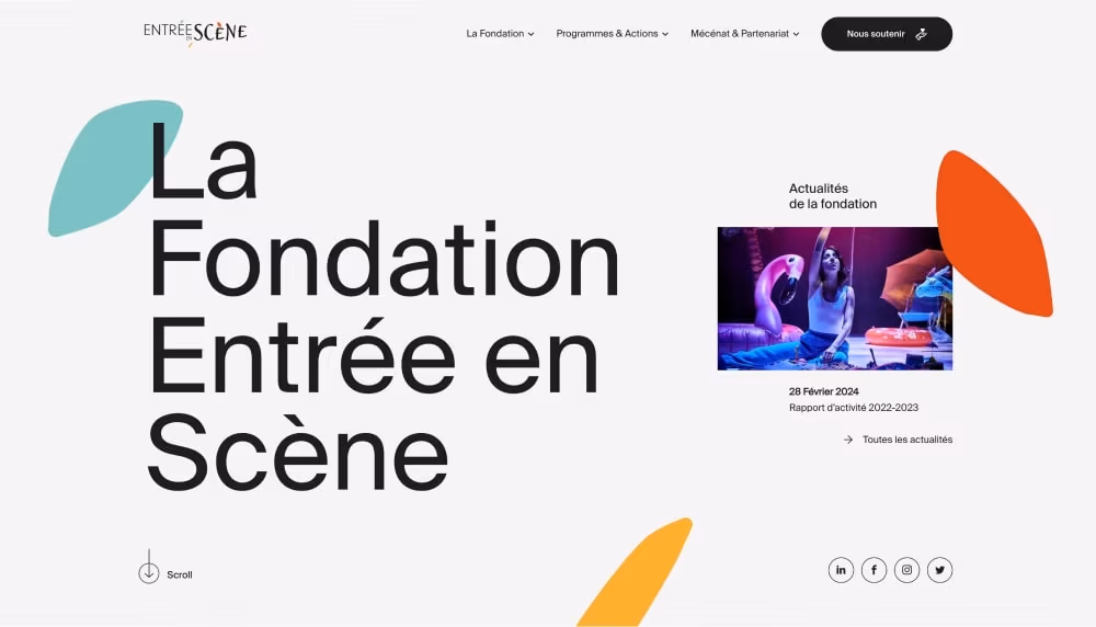 Strona internetowa fundacji