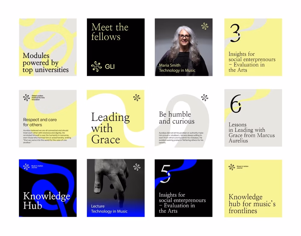 The Global Leaders Institute (GLI) - identyfikacja wizualna