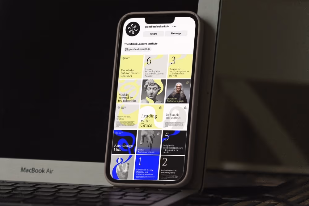 The Global Leaders Institute (GLI) - identyfikacja wizualna