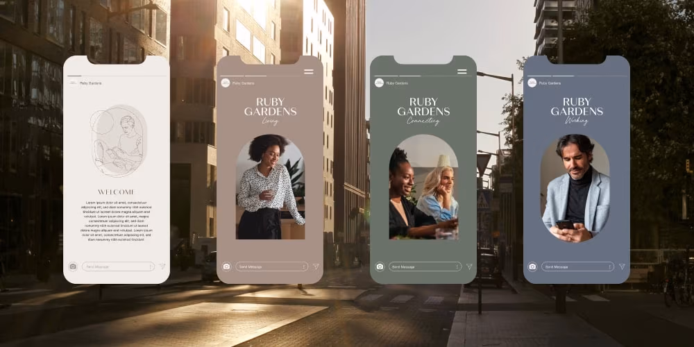 Identyfikacja Ruby Gardens od We Design