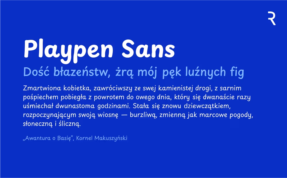 Darmowe czcionki z polskimi znakami
