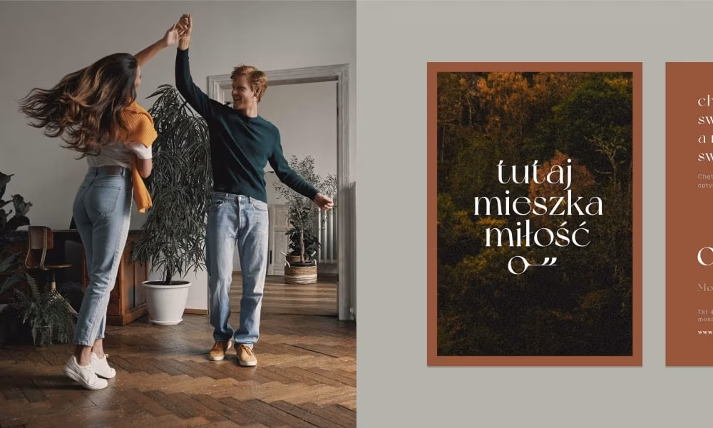 Tutaj Mieszka Miłość Identyfikacja wizualna