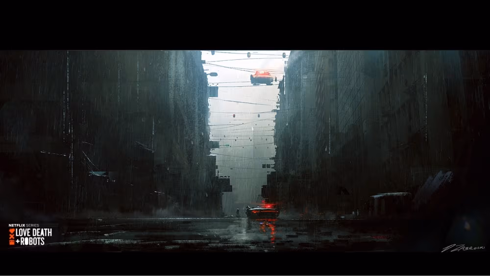 Love Death Robots Pop Squad - koncept Darek_Zabrocki