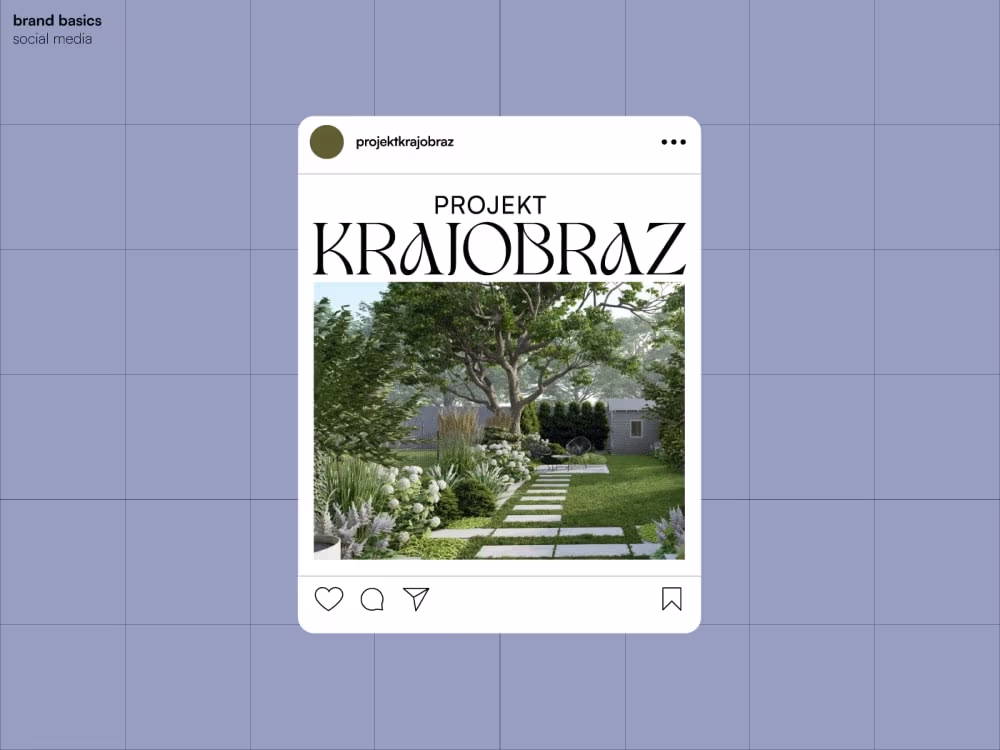 Identyfikacja Projekt Krajobraz od FRAYDA