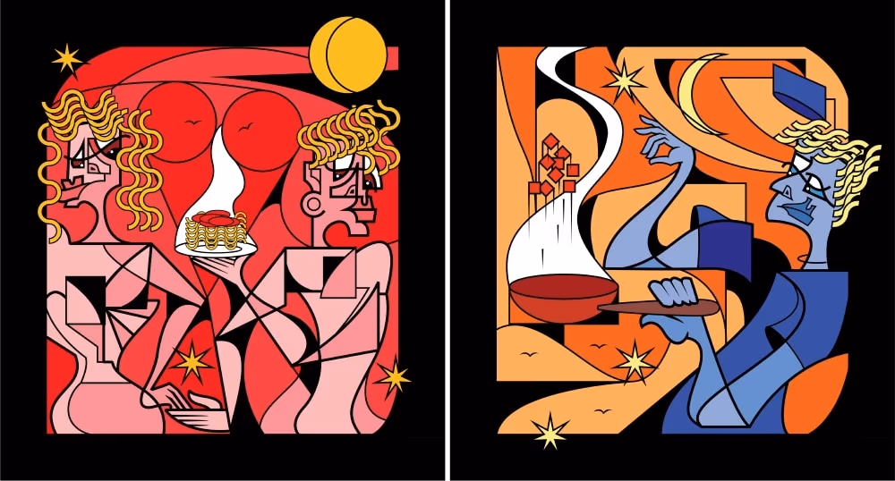 Streetartowe witraże - Łukasz Kundzicz
