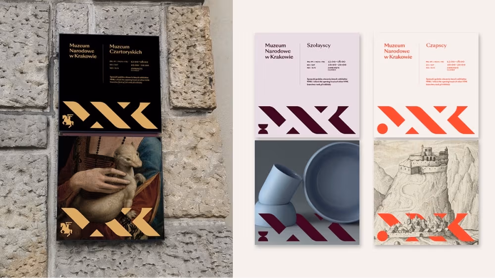 Identyfikacja wizualna Muzeum Narodowego w Krakowie