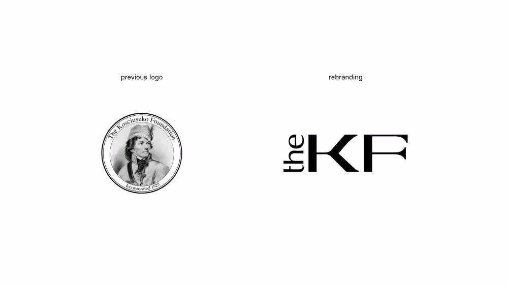 Branding The Kosciuszko Foundation od TOFU Studio