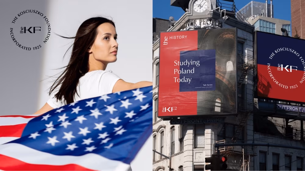 Branding The Kosciuszko Foundation od TOFU Studio