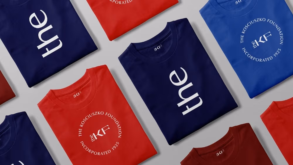 Branding The Kosciuszko Foundation od TOFU Studio