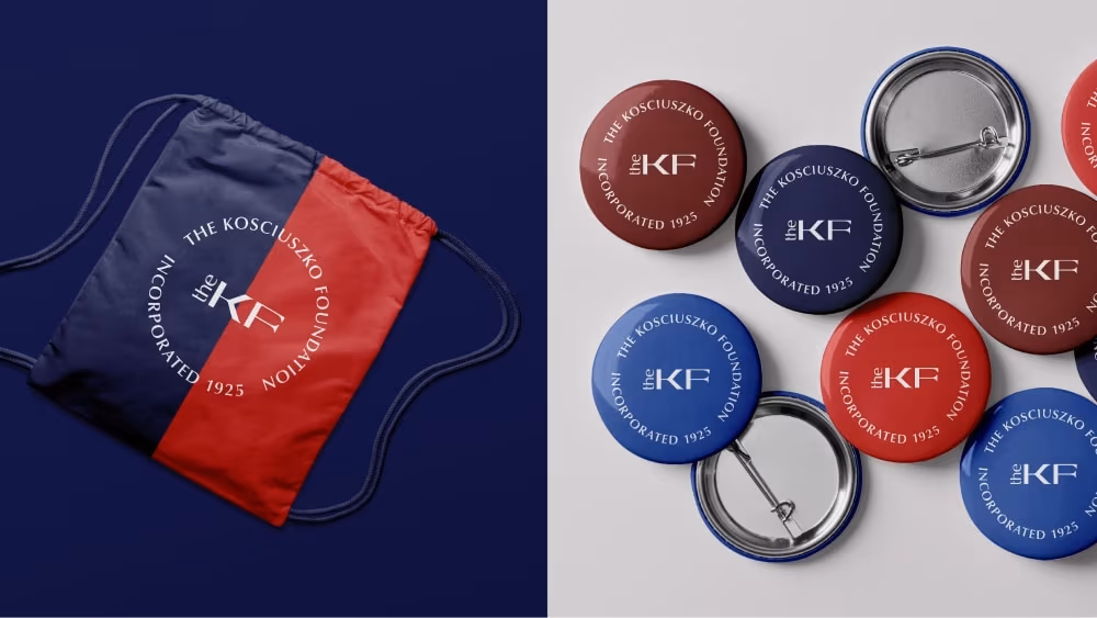 Branding The Kosciuszko Foundation od TOFU Studio