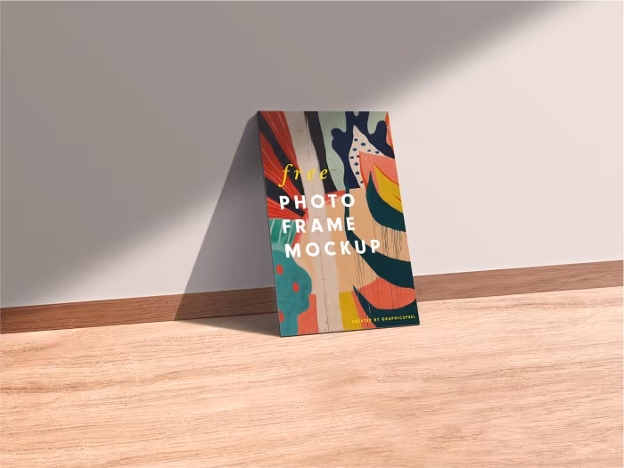 Interior Photo Frame Mockup Scene