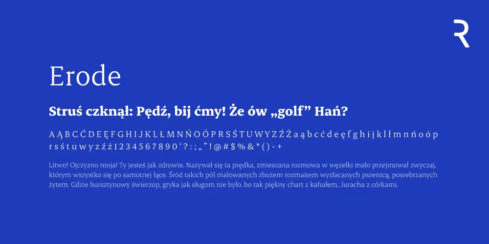 Darmowe fonty z polskimi znakami