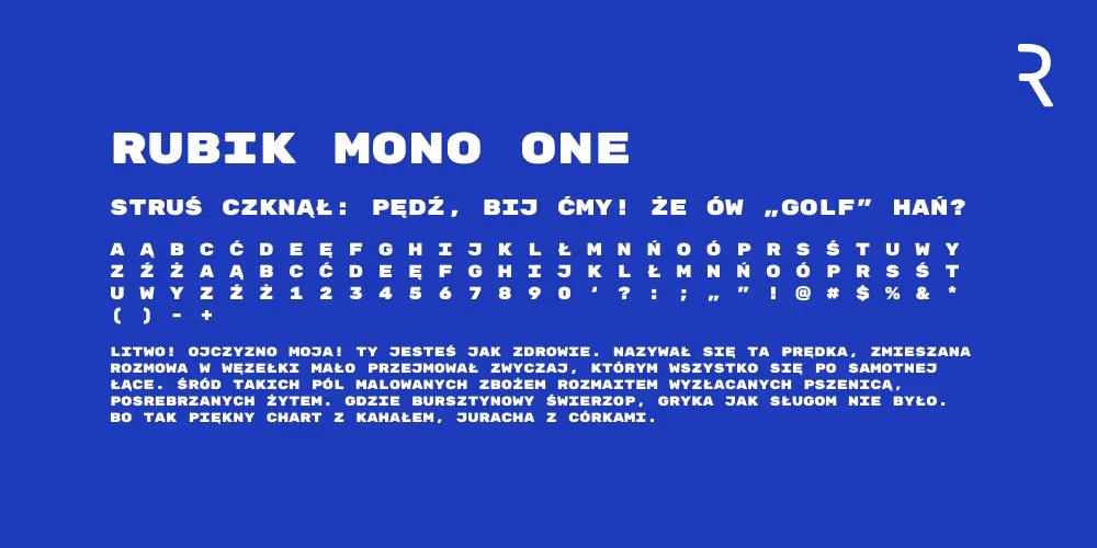 Darmowe fonty z polskimi znakami