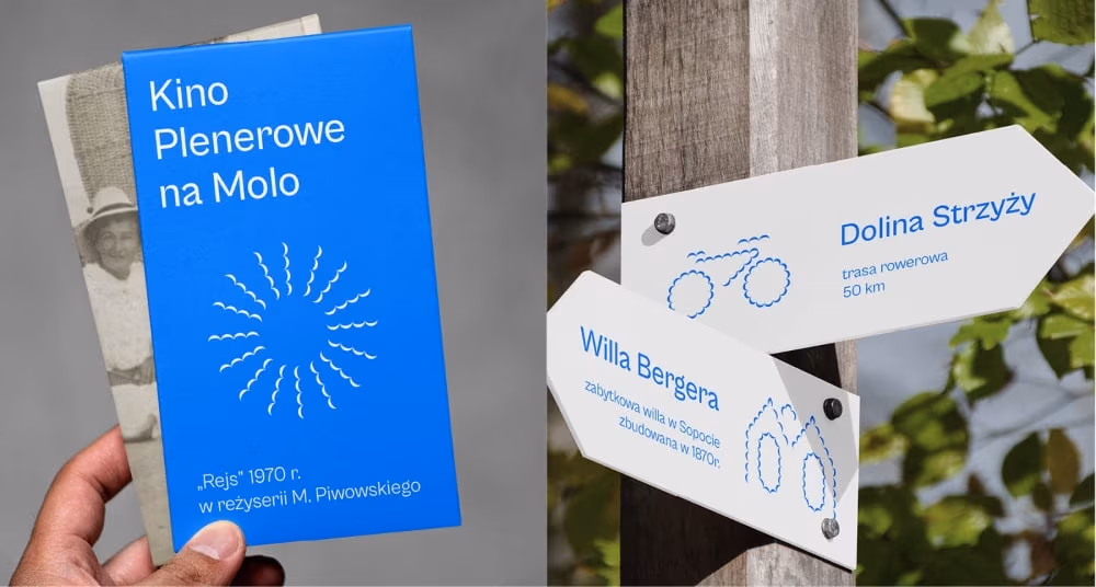 Projekt kampanii jubileuszowej miasta Sopot od Podpunkt