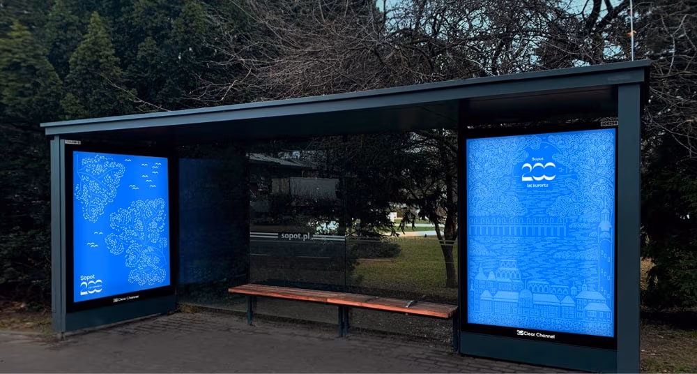Projekt kampanii jubileuszowej miasta Sopot od Podpunkt