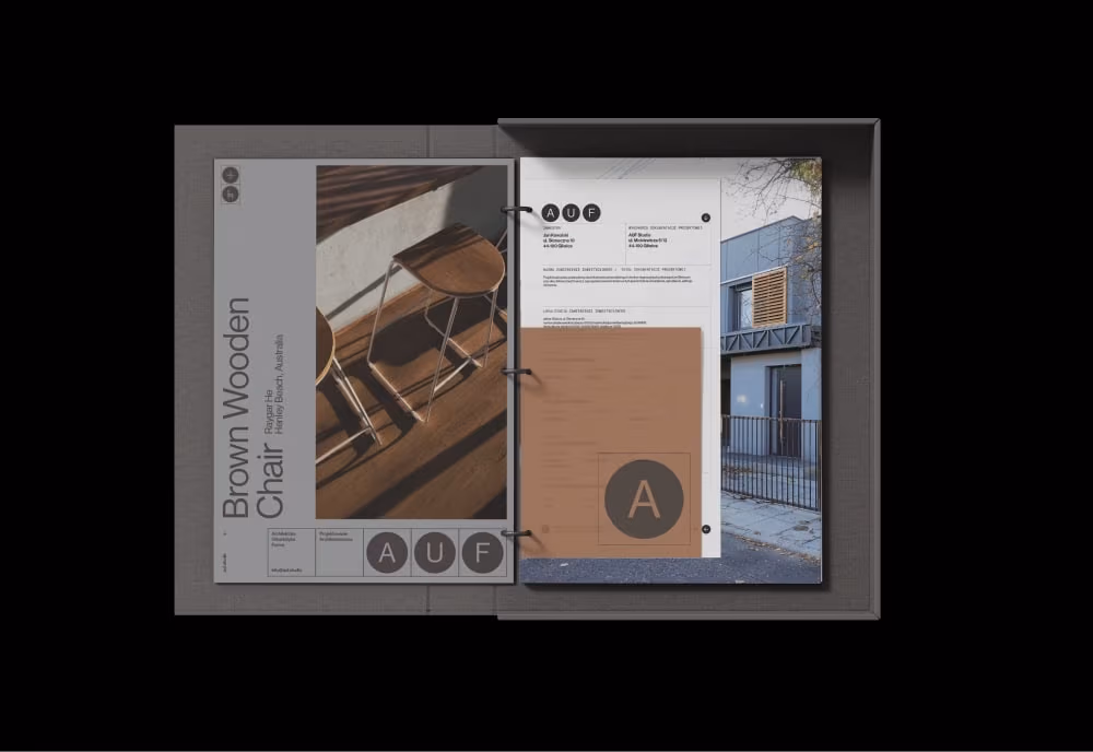 Branding studia AUF od Markiewicz Studio