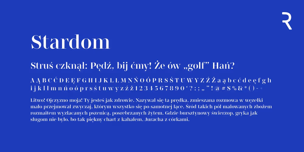 Darmowe fonty z polskimi znakami