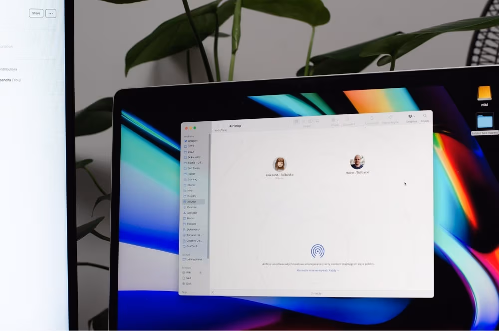 Airdrop czyli prostsze zarządzanie plikami