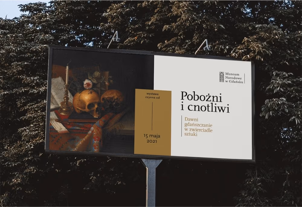 Pious & Virtuous – wayfinding & visual identity, Ada Zielińska, Patryk Hardziej