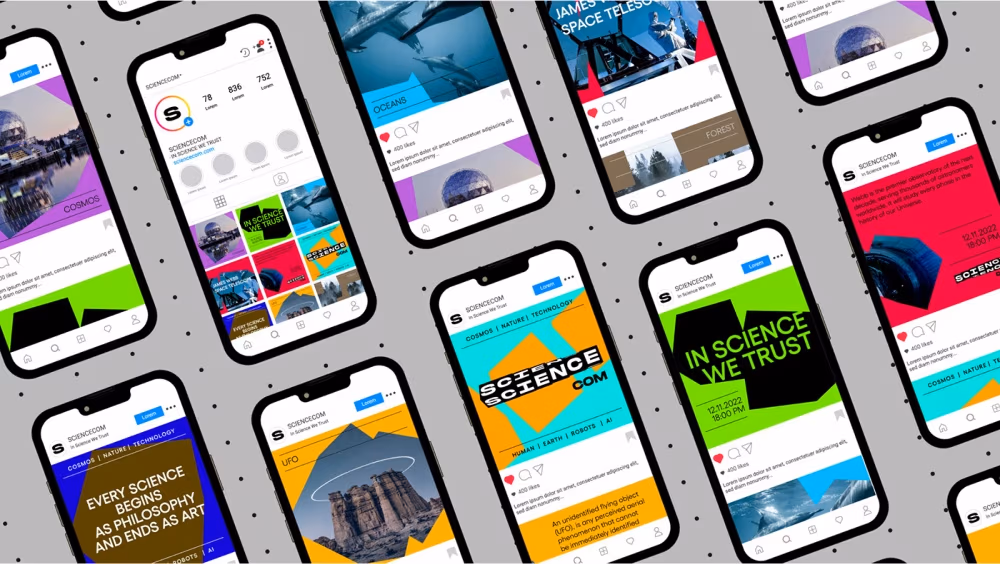 ScienceCom / branding, TOFU Studio