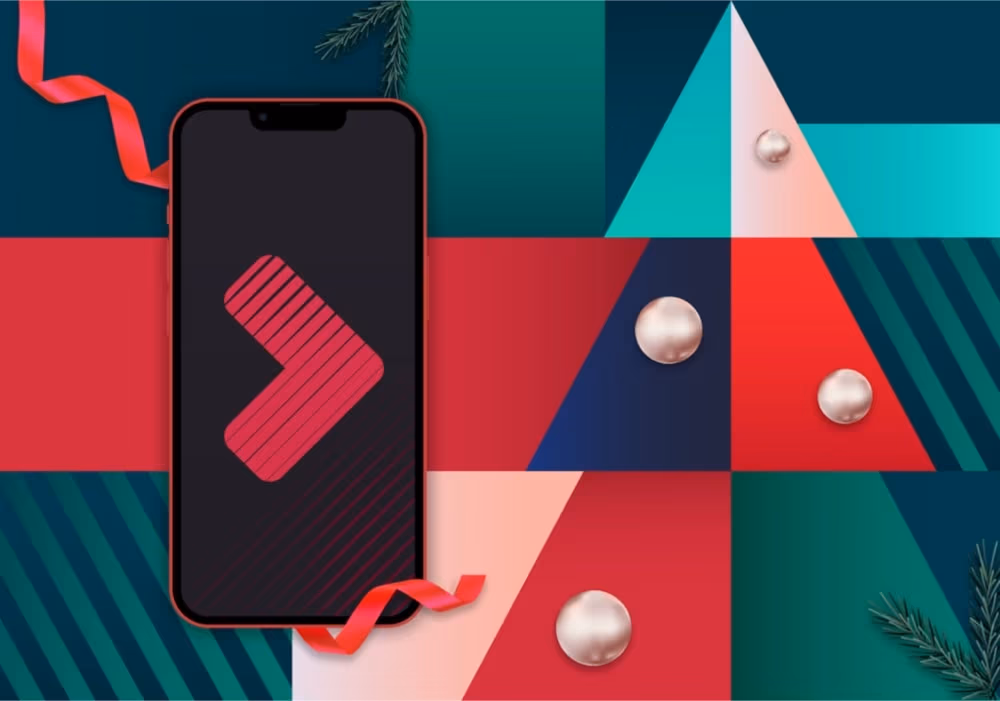 Christmas-Themed iPhone 13 Mockup