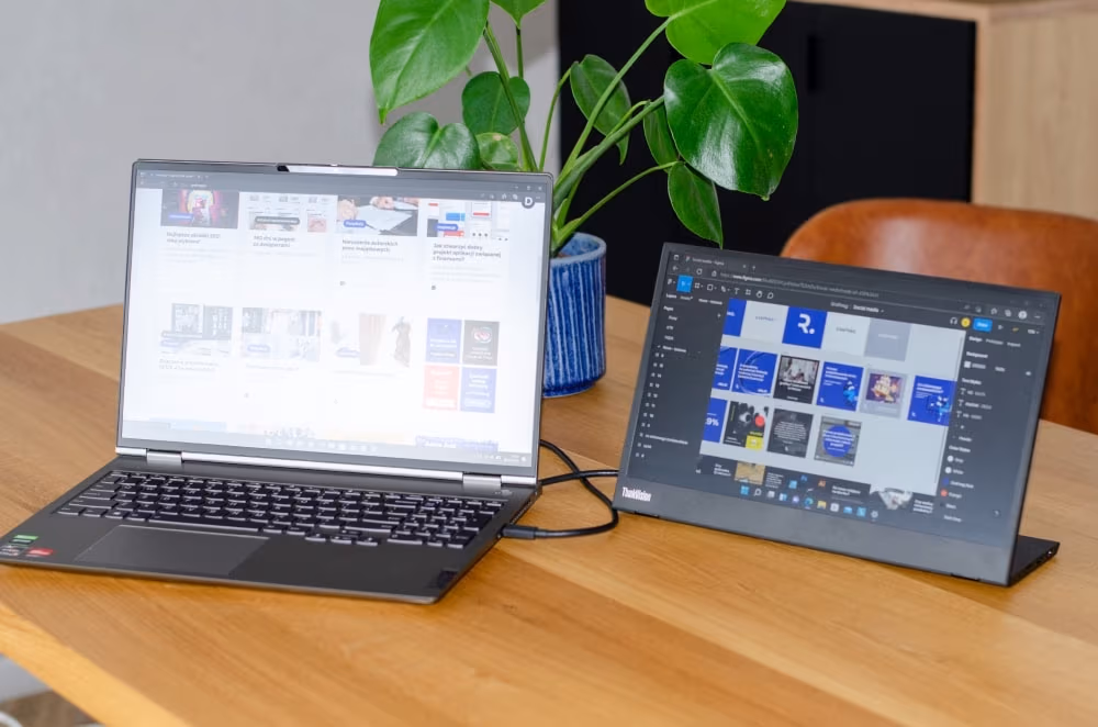 Notebook ThinkBook 16p 2. generacji i ThinkVision M14