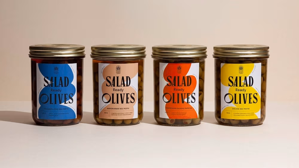 Salad ready olives, Halo creative studio, Aleksandra Zajdel, Marysia Markowska
