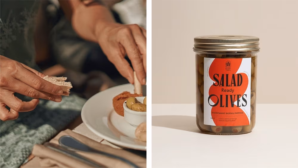 Salad ready olives, Halo creative studio, Aleksandra Zajdel, Marysia Markowska