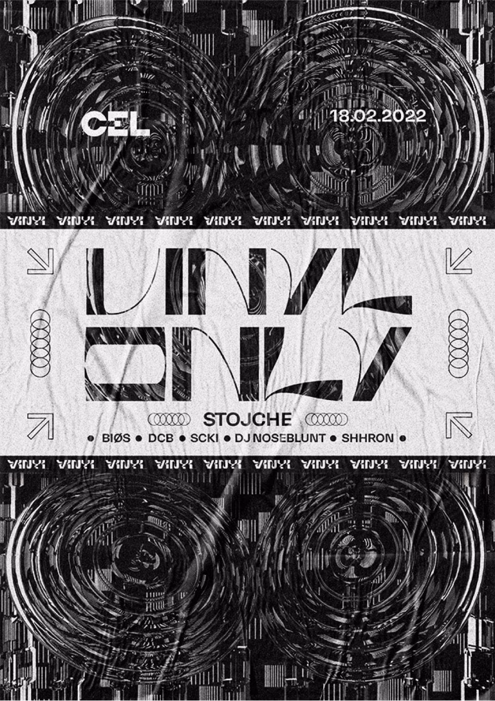 CEL music club visual identity, Katarzyna Olejarczyk