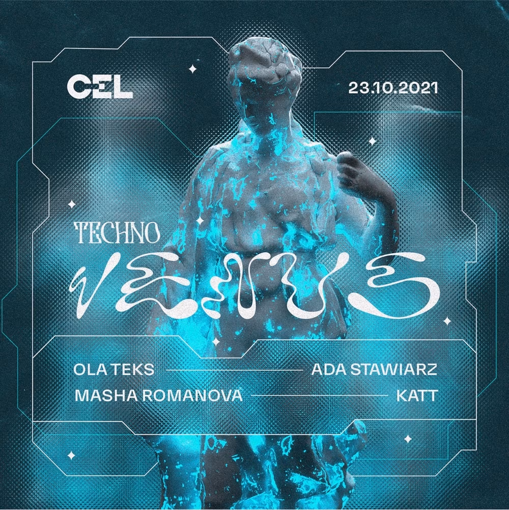 CEL music club visual identity, Katarzyna Olejarczyk