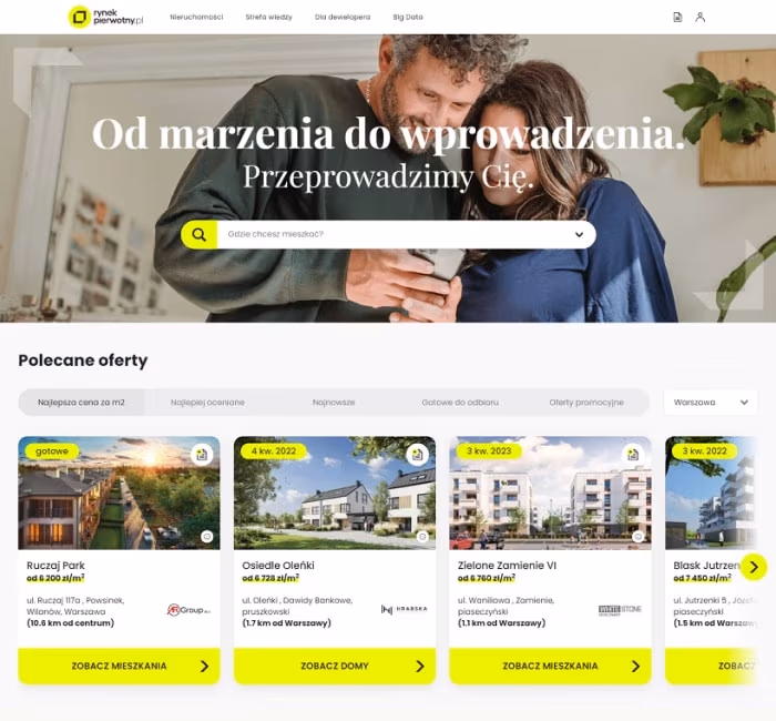 RynekPierwotny.pl z nowym brandingiem i komunikacją