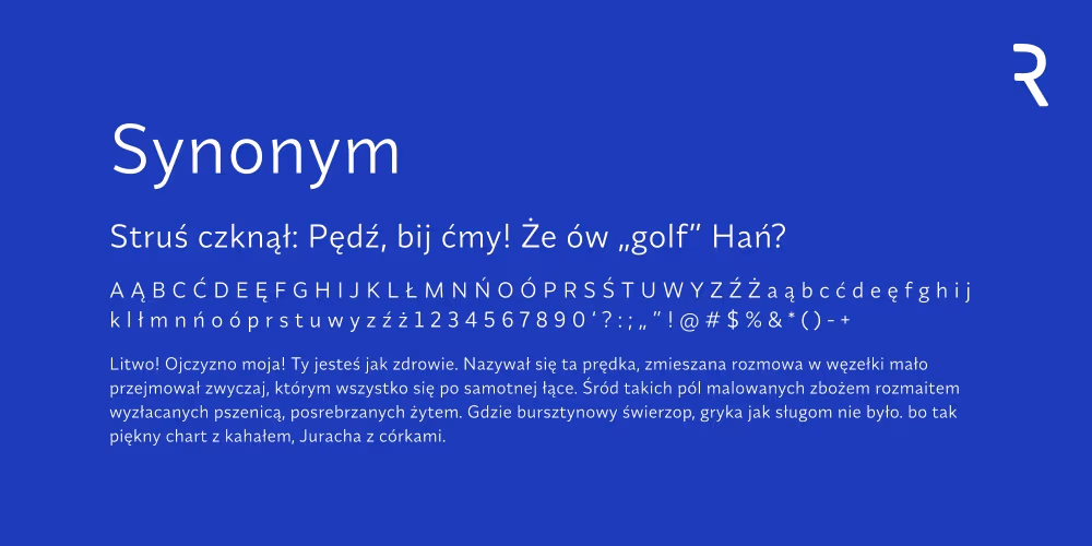 Darmowe fonty z polskimi znakami