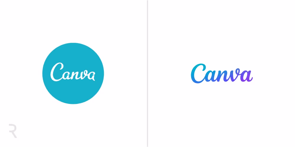 Nowe logo, rebranding Canva