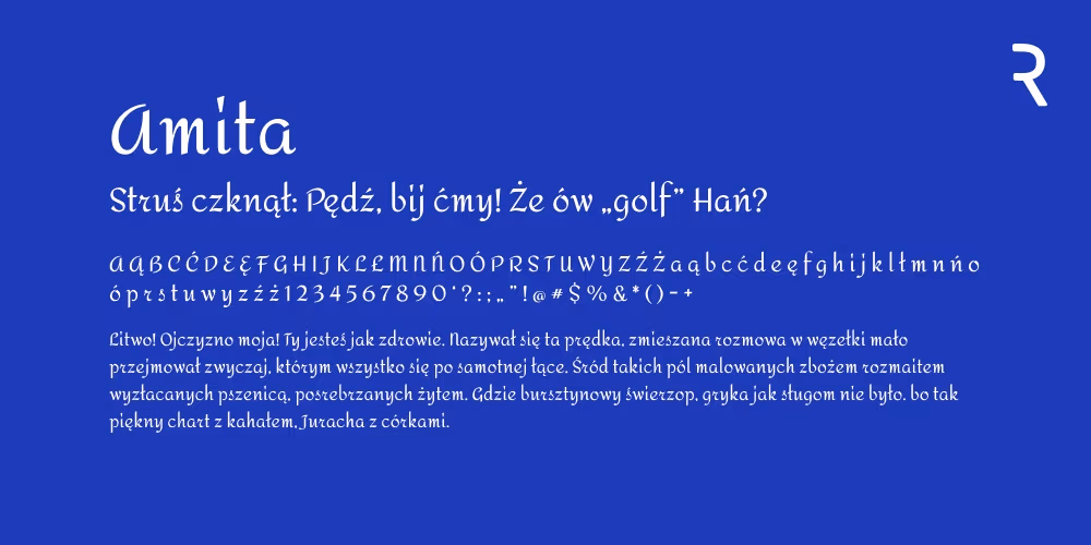 Lista 50 darmowych fontów kaligraficznych i stylizowanych na pismo odręczne