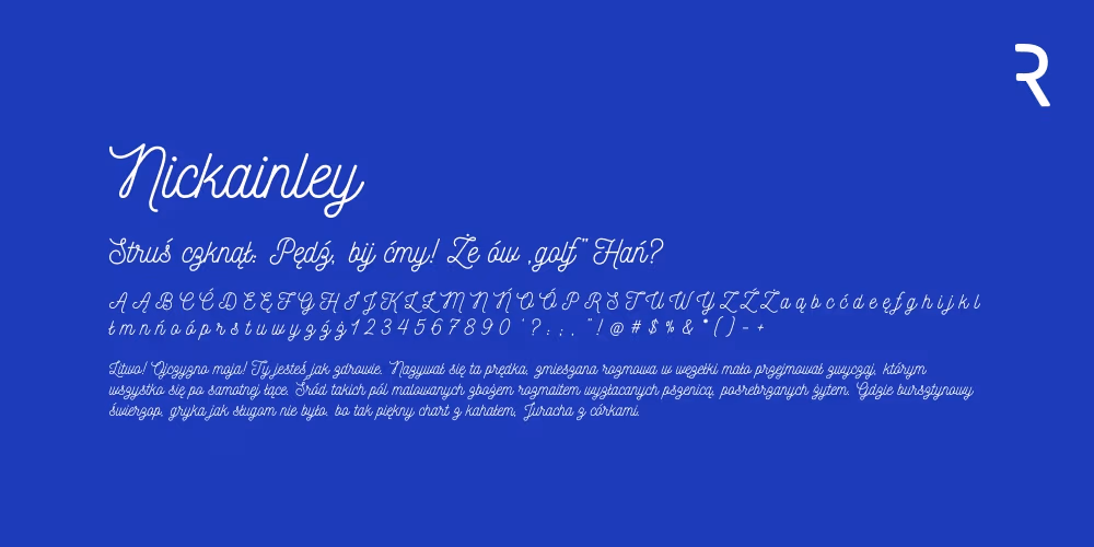 Lista 50 darmowych fontów kaligraficznych i stylizowanych na pismo odręczne