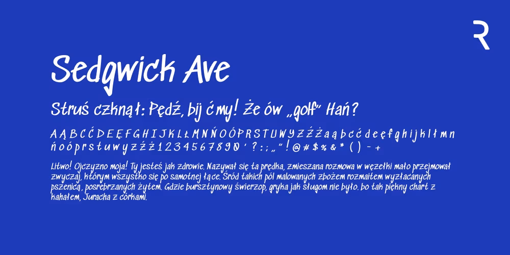 Lista 50 darmowych fontów kaligraficznych i stylizowanych na pismo odręczne