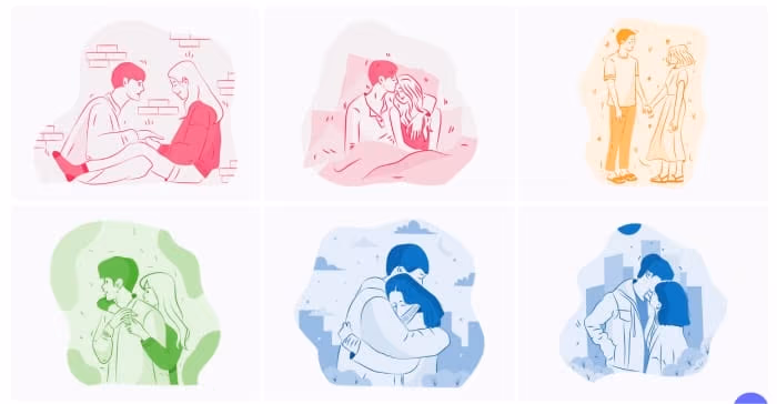 Valentine's Day Illustration Pack #2